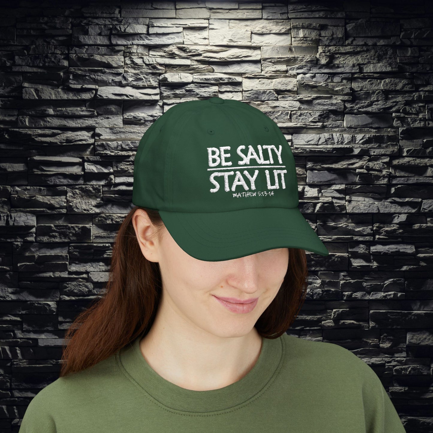 Be Salty Stay Lit Dad Hat