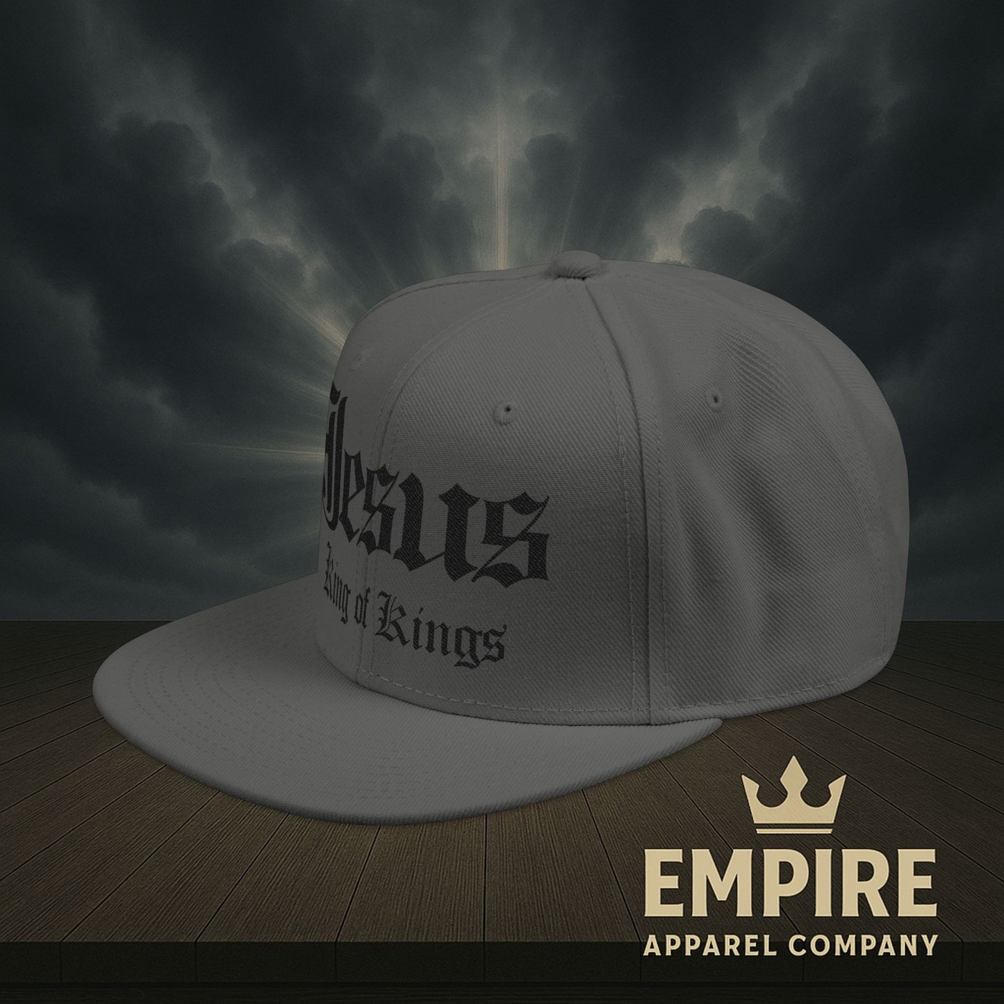 Snapback Jesus King of Kings Embroidered Hat