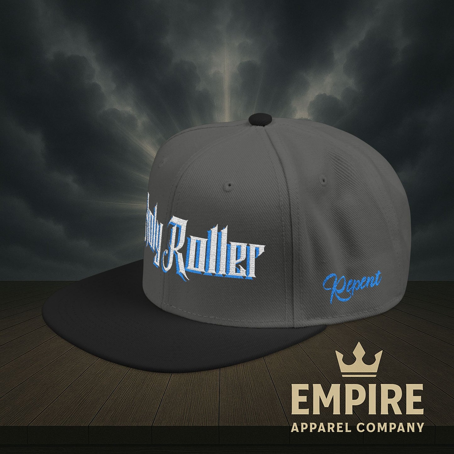 Holy Roller Embroidered Snapback Hat