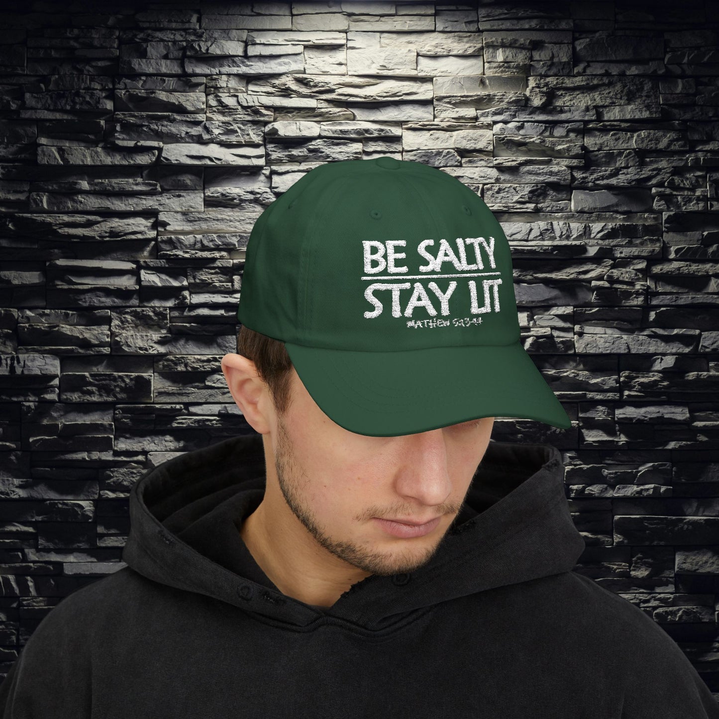 Be Salty Stay Lit Dad Hat