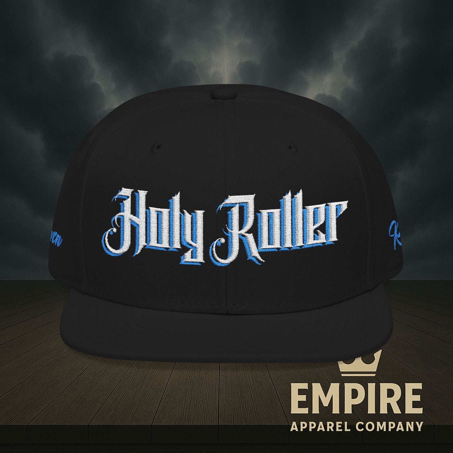 Holy Roller Embroidered Snapback Hat