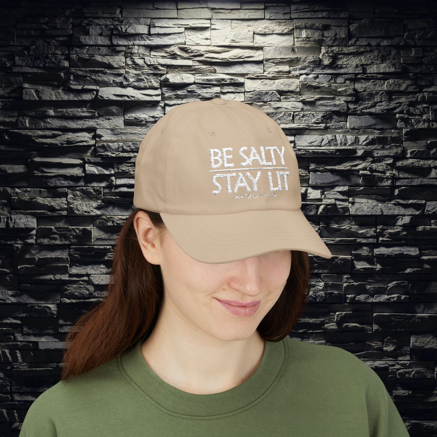 Be Salty Stay Lit Dad Hat