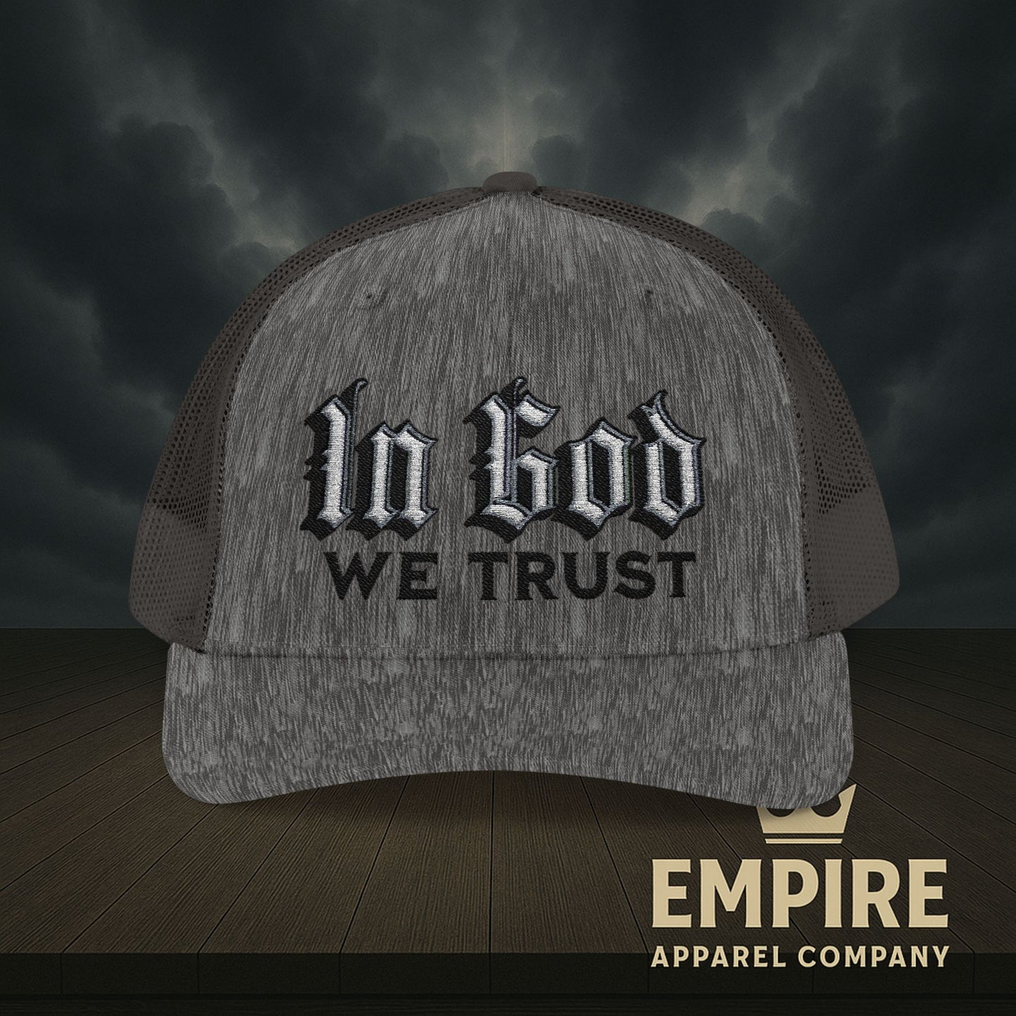 IN GOD WE TRUST" Snapback Trucker Hat | Patriotic Christian Hat