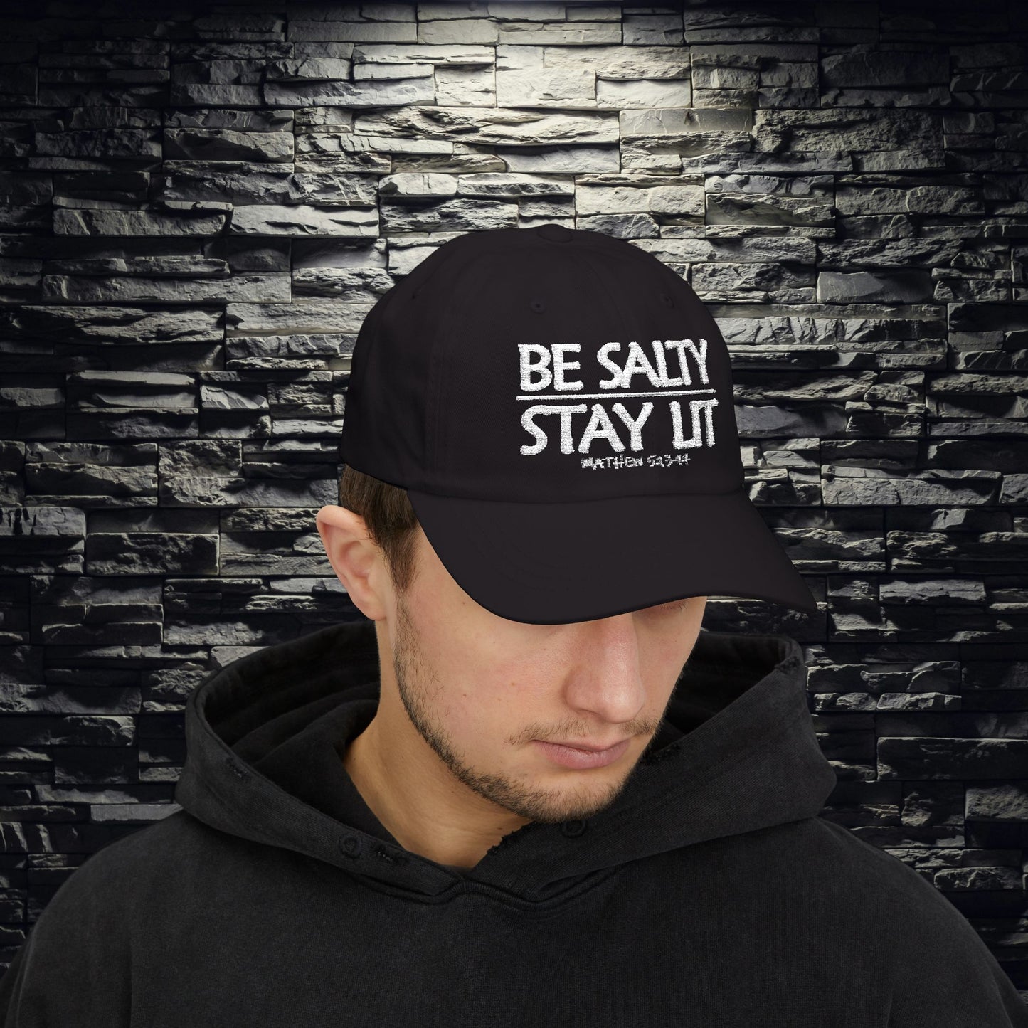 Be Salty Stay Lit Dad Hat
