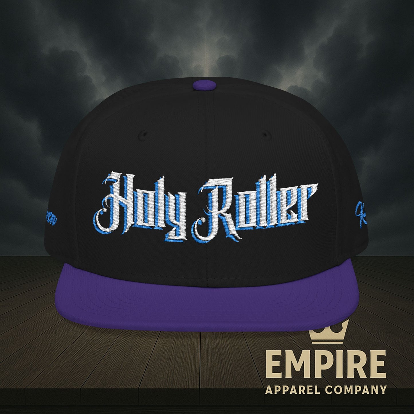Holy Roller Embroidered Snapback Hat