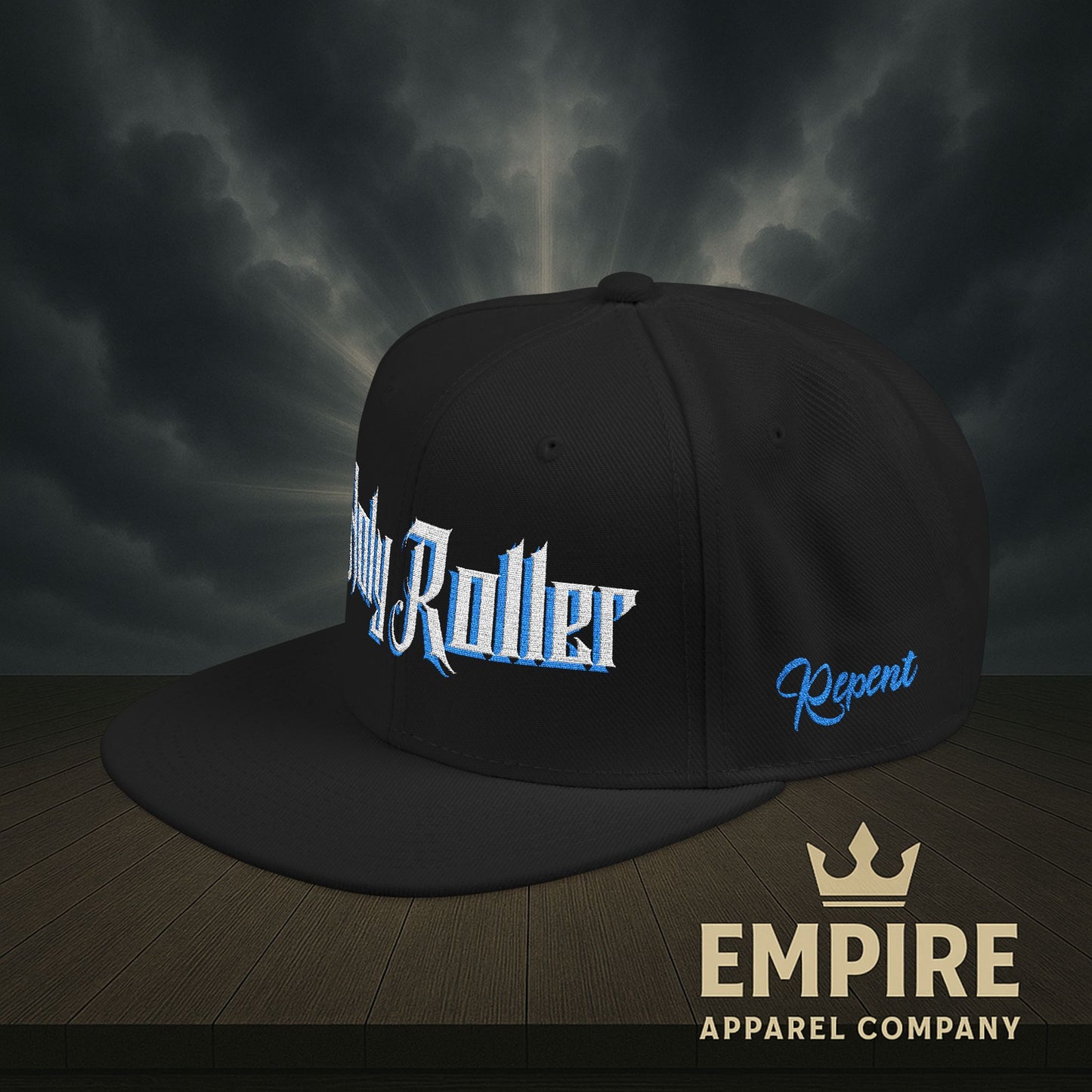 Holy Roller Embroidered Snapback Hat