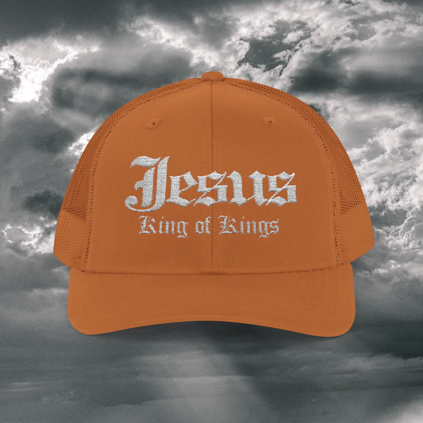 Jesus King of Kings Snapback Trucker Cap