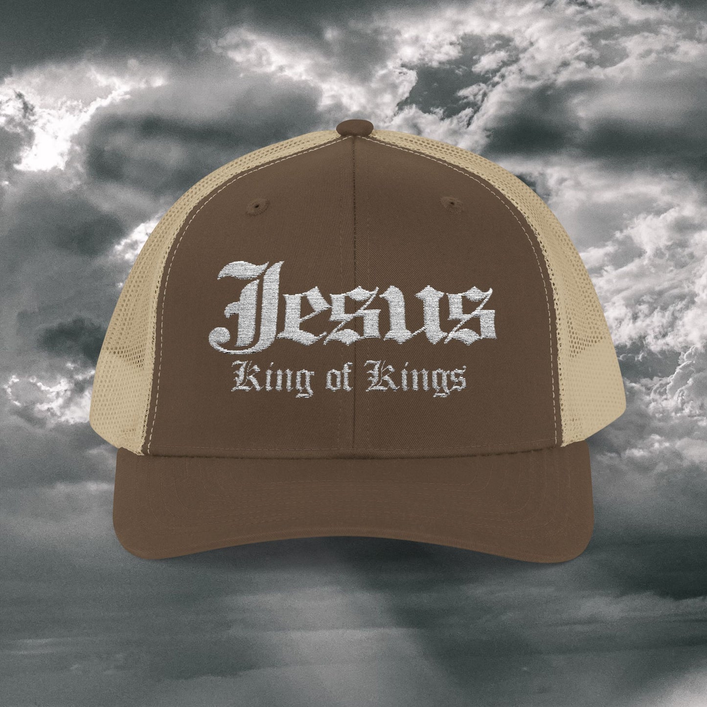 Jesus King of Kings Snapback Trucker Cap