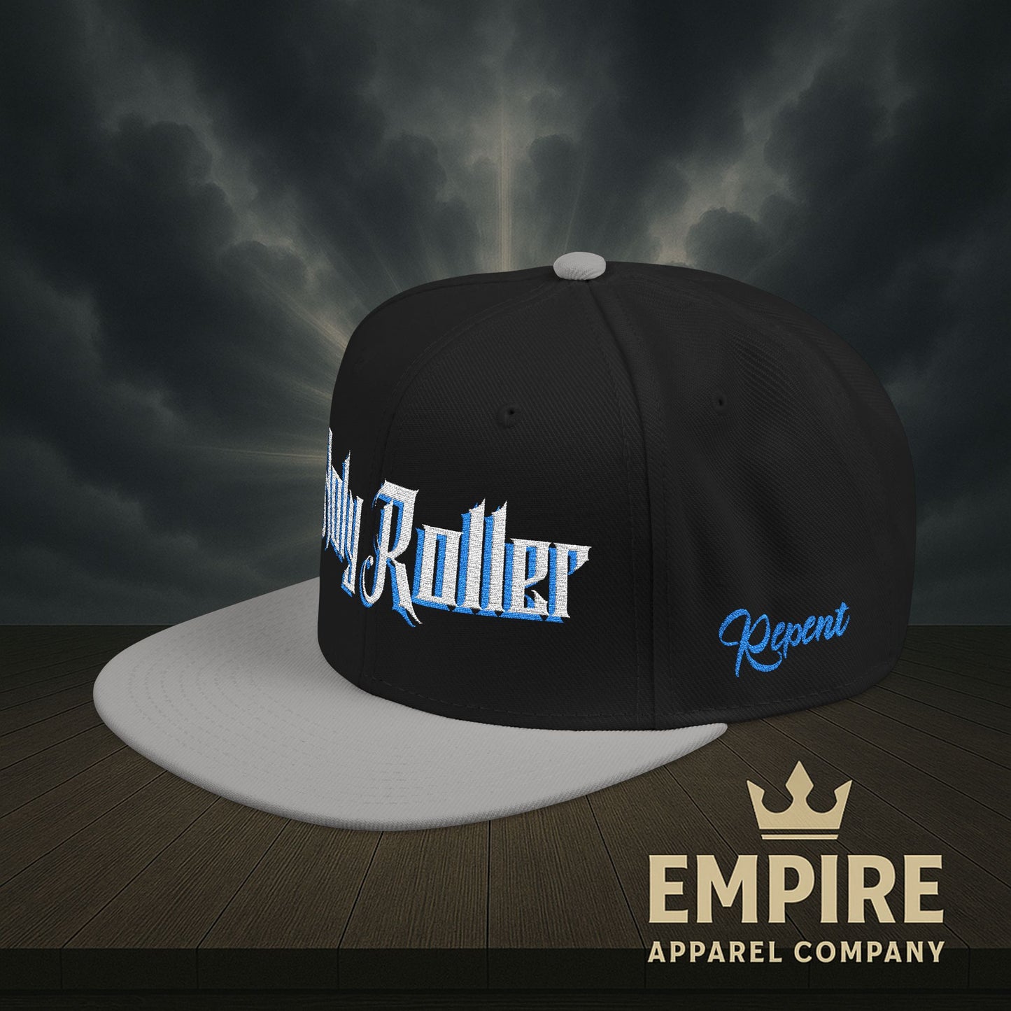 Holy Roller Embroidered Snapback Hat