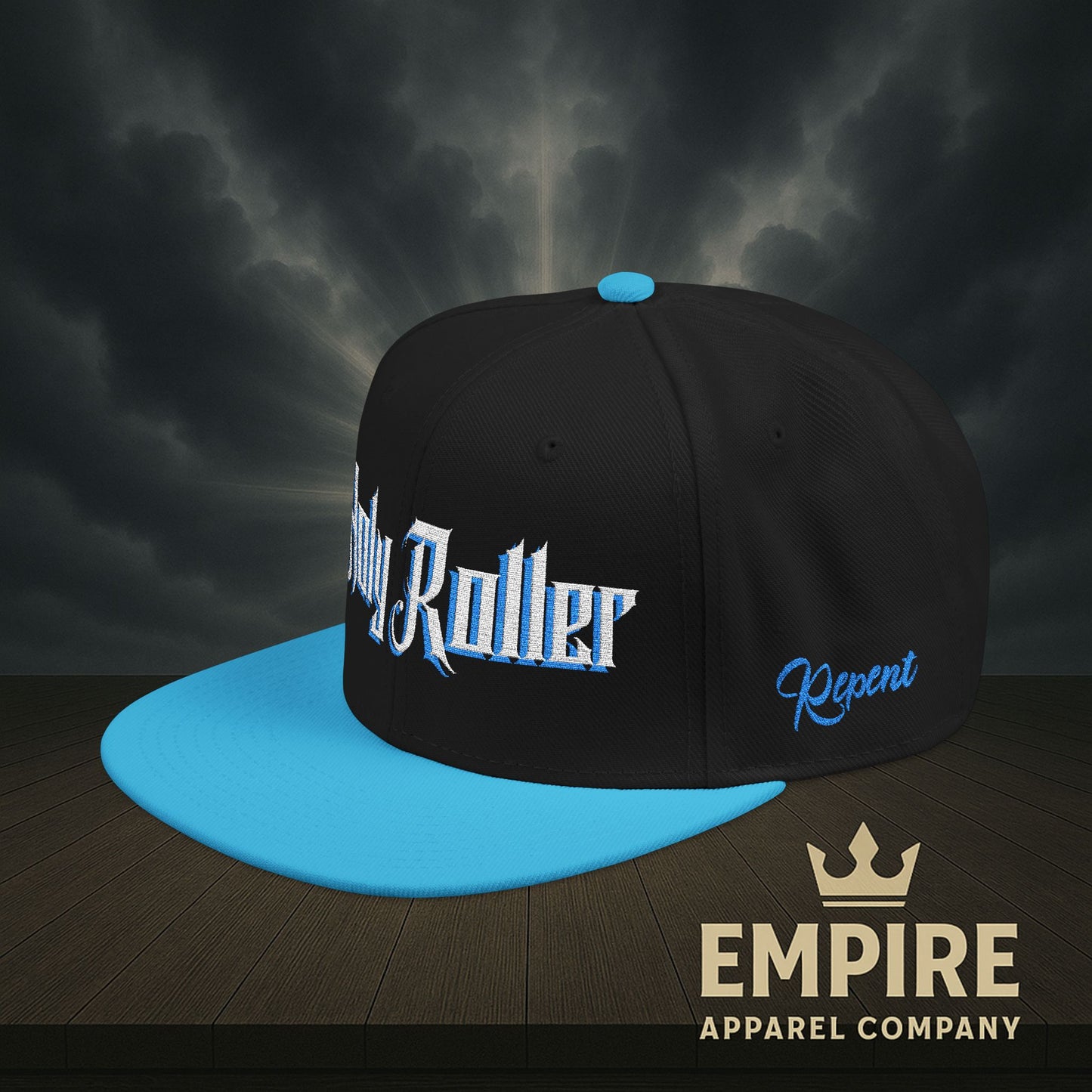 Holy Roller Embroidered Snapback Hat