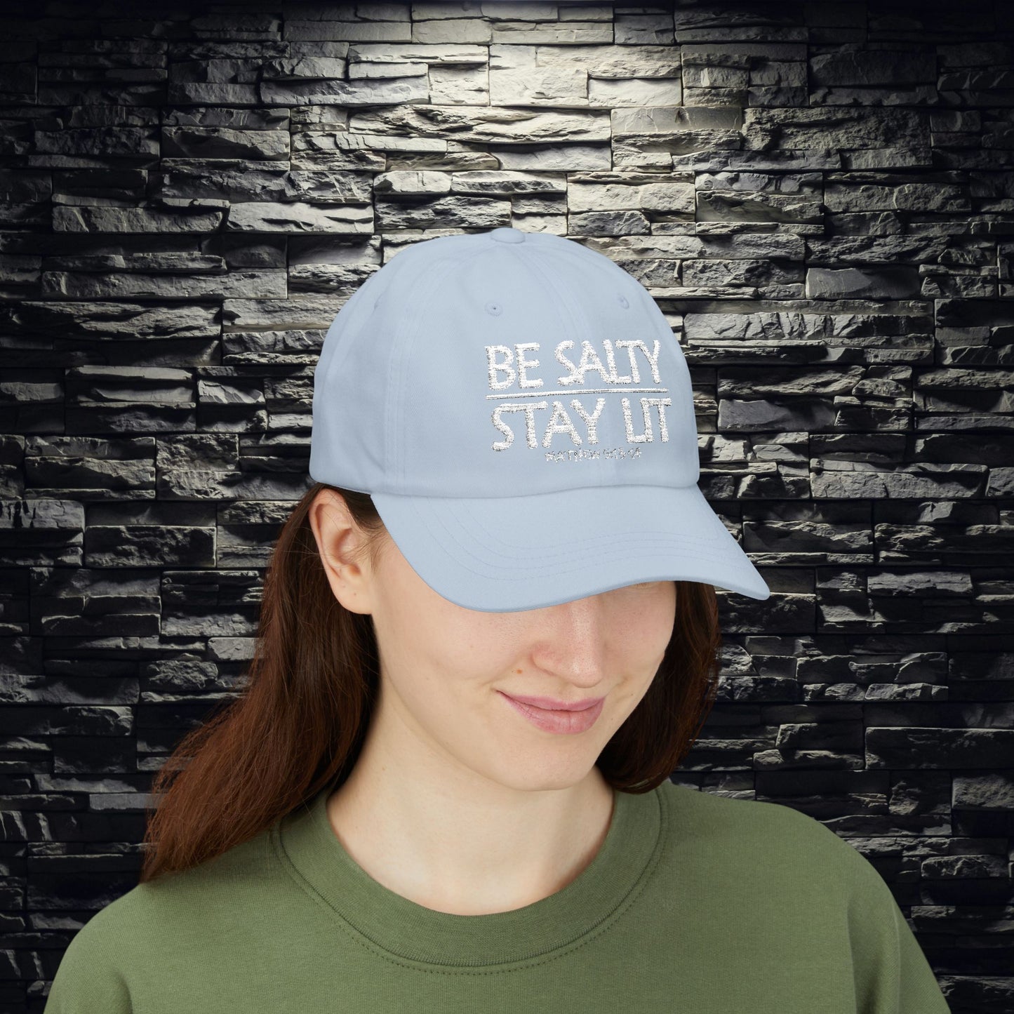 Be Salty Stay Lit Dad Hat