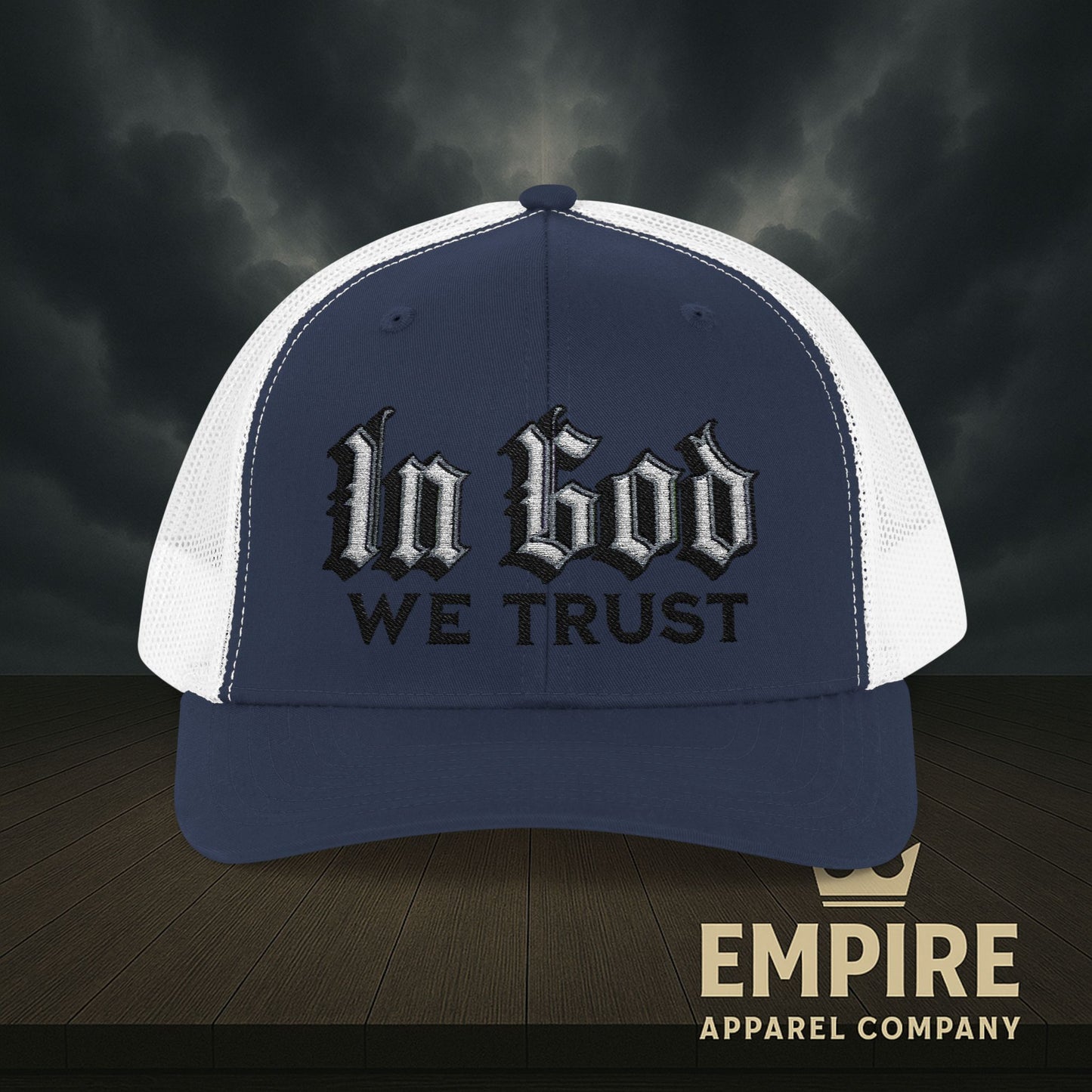 IN GOD WE TRUST" Snapback Trucker Hat | Patriotic Christian Hat