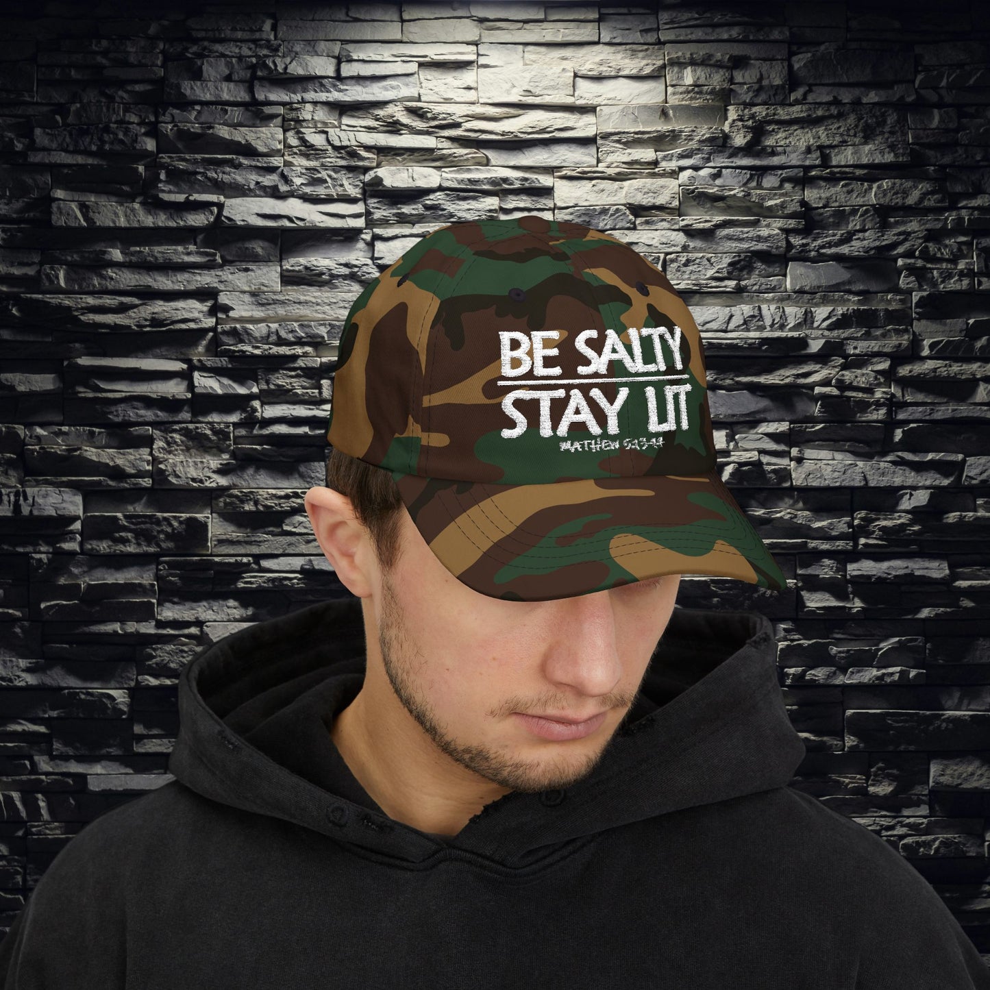 Be Salty Stay Lit Dad Hat