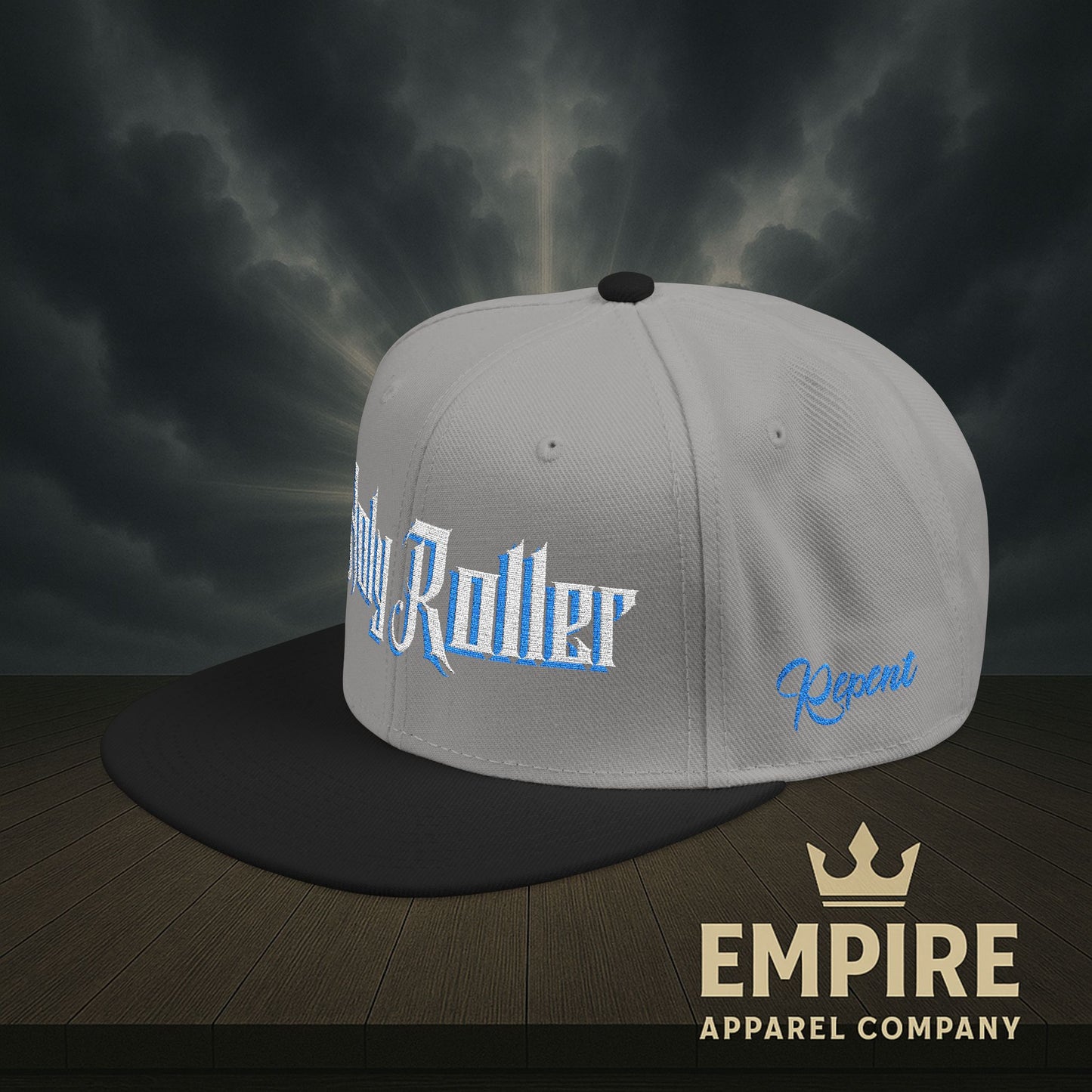 Holy Roller Embroidered Snapback Hat
