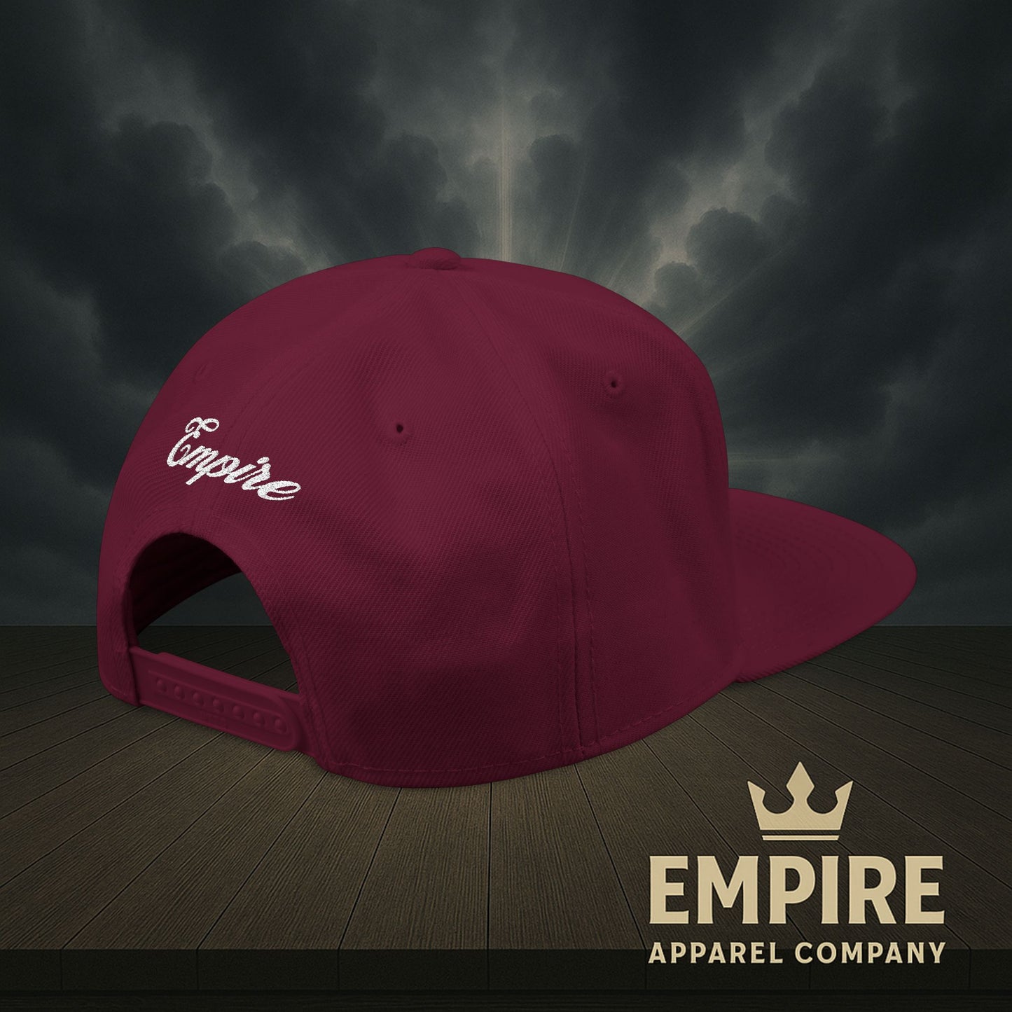Embroidered Snapback Cap - Jesus King of Kings Hat