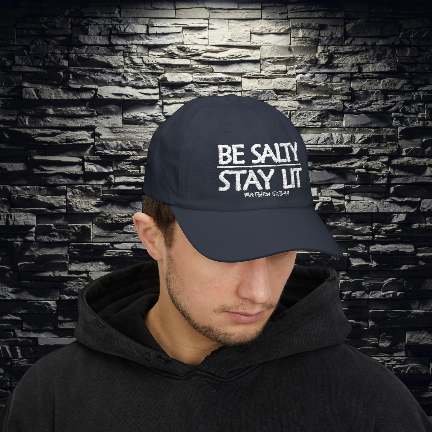 Be Salty Stay Lit Dad Hat