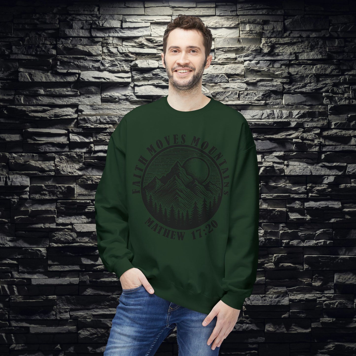 Faith Moves Mountains Sweatshirt