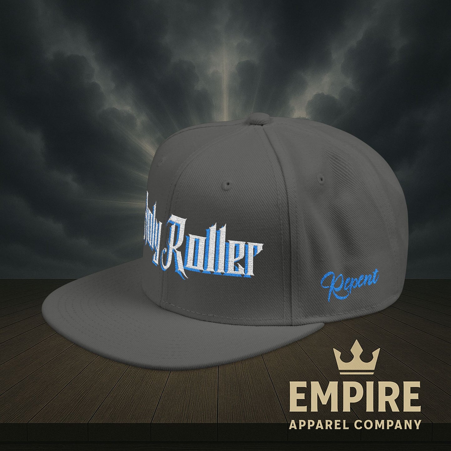 Holy Roller Embroidered Snapback Hat