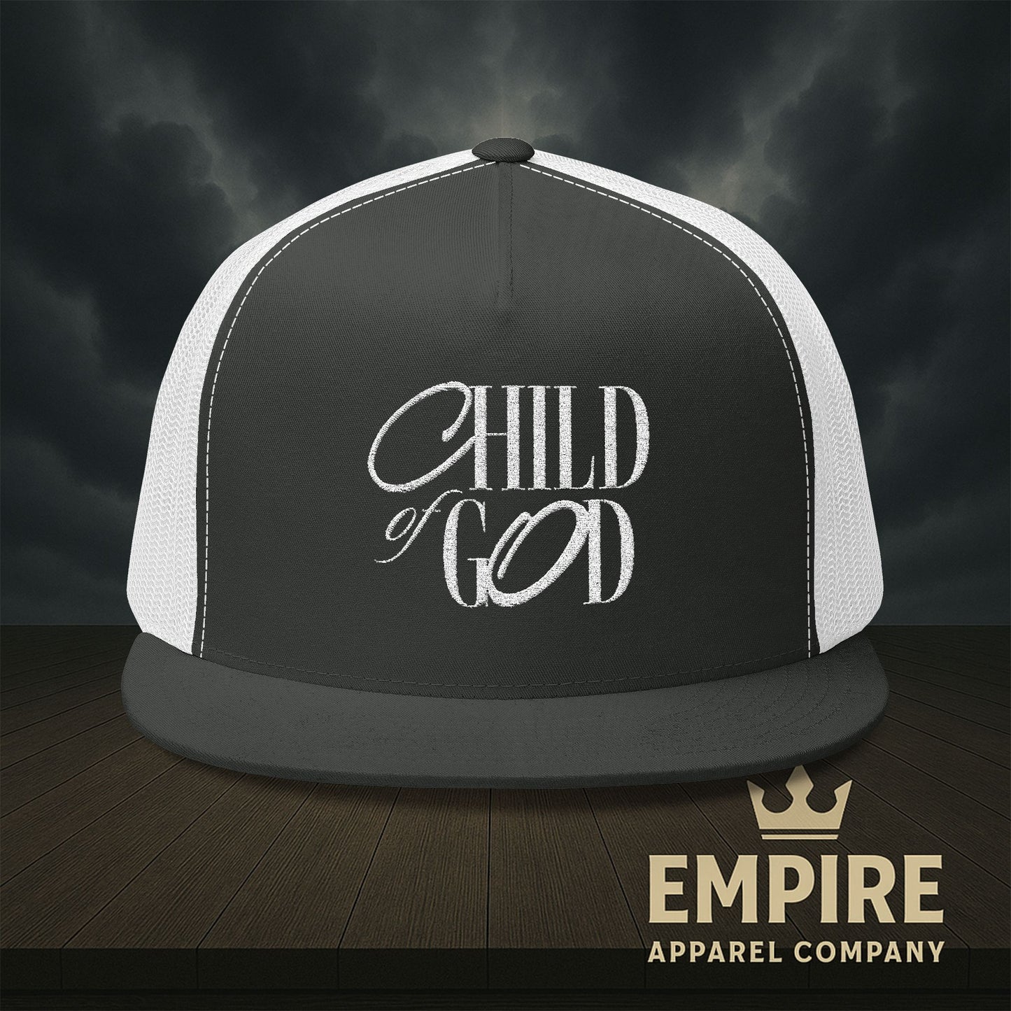 Embroidered Trucker Cap, Stylish Hat, Child of God Design, Faith-Based Apparel, Perfect Gift for Outdoor Activities, Summer Fashion