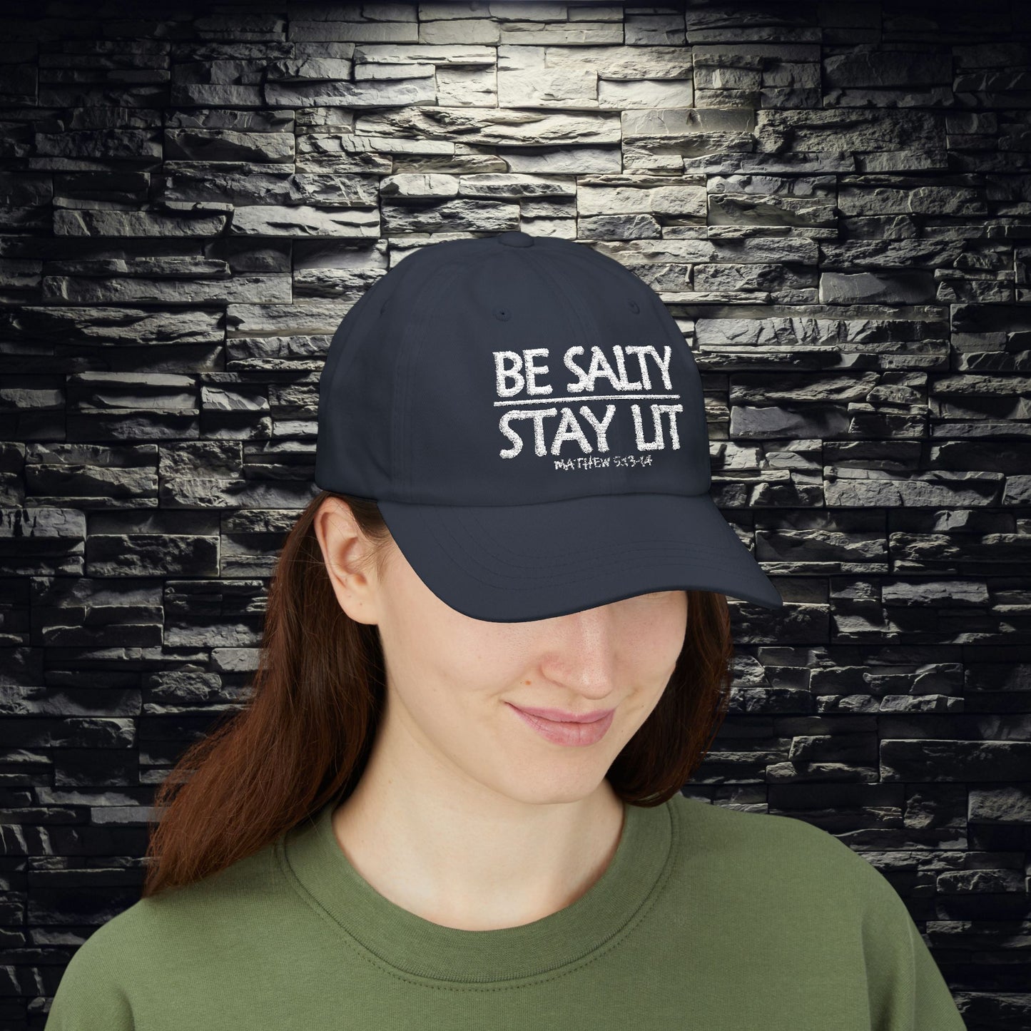 Be Salty Stay Lit Dad Hat