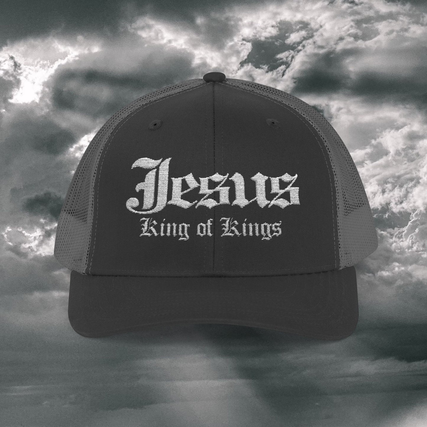 Jesus King of Kings Snapback Trucker Cap