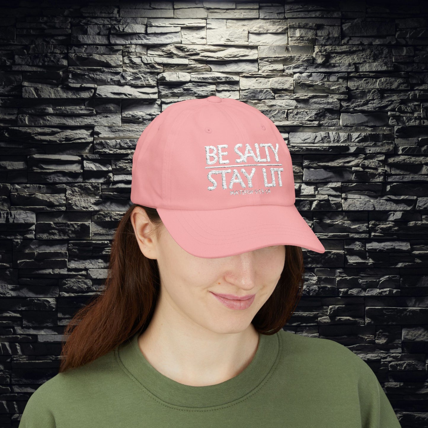 Be Salty Stay Lit Dad Hat