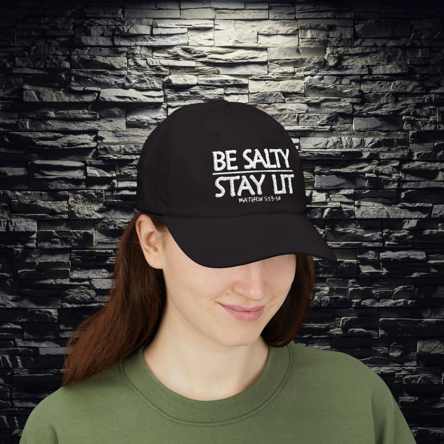 Be Salty Stay Lit Dad Hat